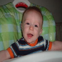 Brayden Playing on the Couch
Sept. 21, 2005