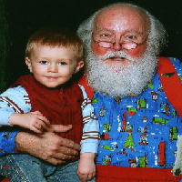 Brayden's First Pic with Santa!
Dec. 22, 2006